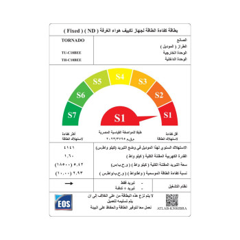تكييف تورنيدو اسبليت 2.25 حصان بارد ديچيتال تبريد سريع أبيض TH-C18BEE